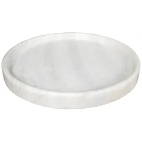 20" WHITE STONE ROUND TRAY