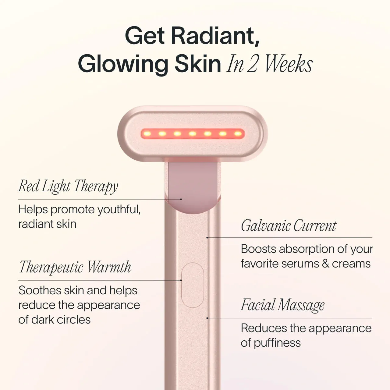 4-in-1 Radiant Renewal Skincare Wand with Red Light Therapy