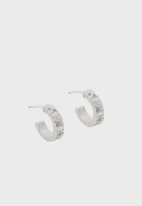 All Star Earrings - Silver