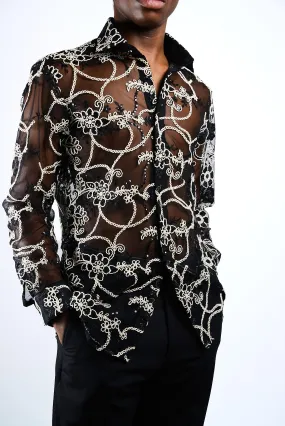 Biscayne Embellished Ls Shirt