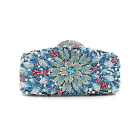 Bridal Inlaid Rhinestone Marigold Clutch, Evening Bag -i7bags