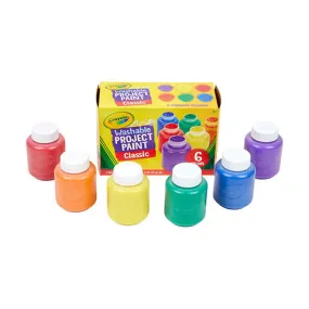 Crayola Washable Kid Paint (6 ct)