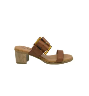 EVA FRUTOS 1435 Camel Sandales Nu pieds