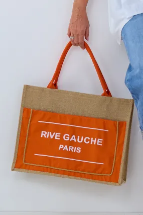 Jute Shopper Paris, natur