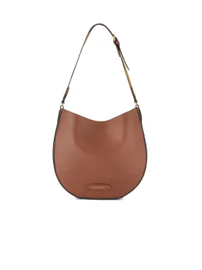 Nastro Hobo in Tan Polished Leather