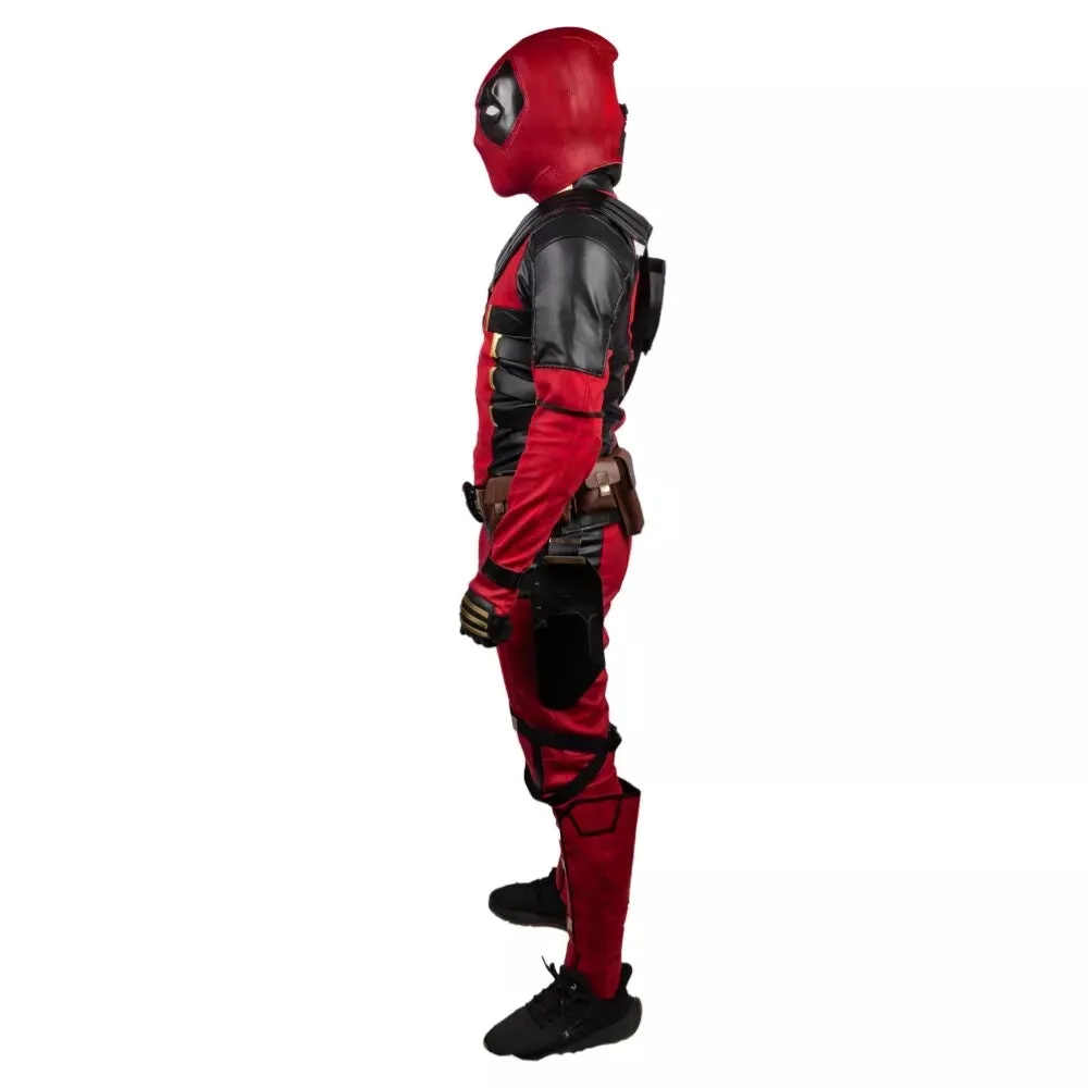 【Neu eingetroffen】Xcoser Film Deadpool & Wolverine Wade Wilson Cosplay Kostüm Top Hosen Komplettset