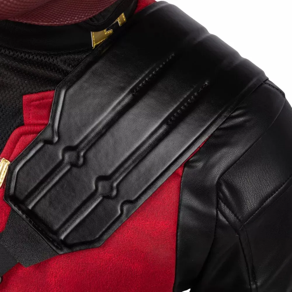 【Neu eingetroffen】Xcoser Film Deadpool & Wolverine Wade Wilson Cosplay Kostüm Top Hosen Komplettset