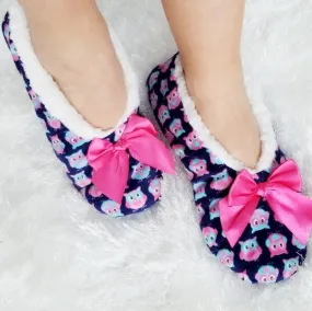 Owl Slippers House Shoes