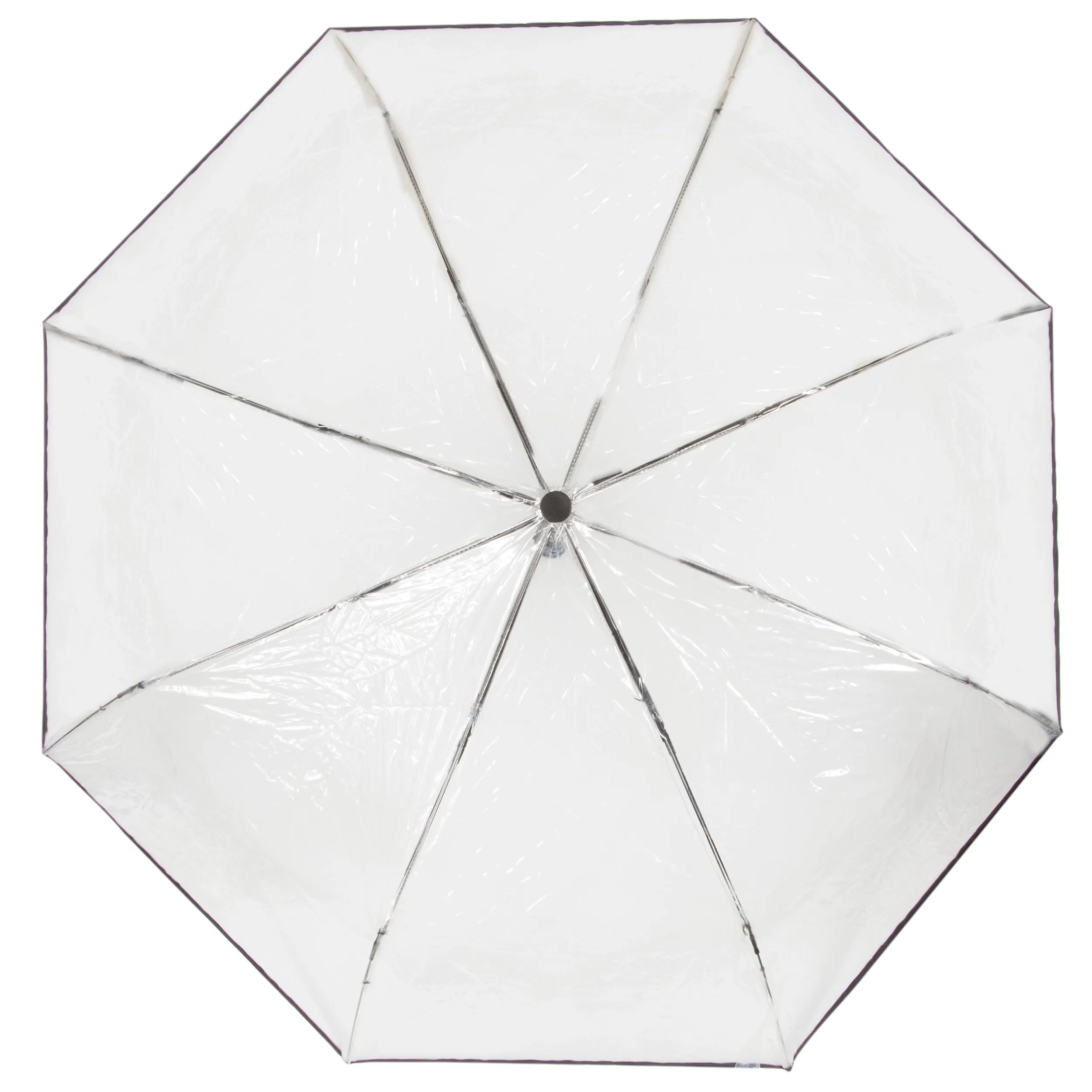 Parapluie Transparent PVC/Noir