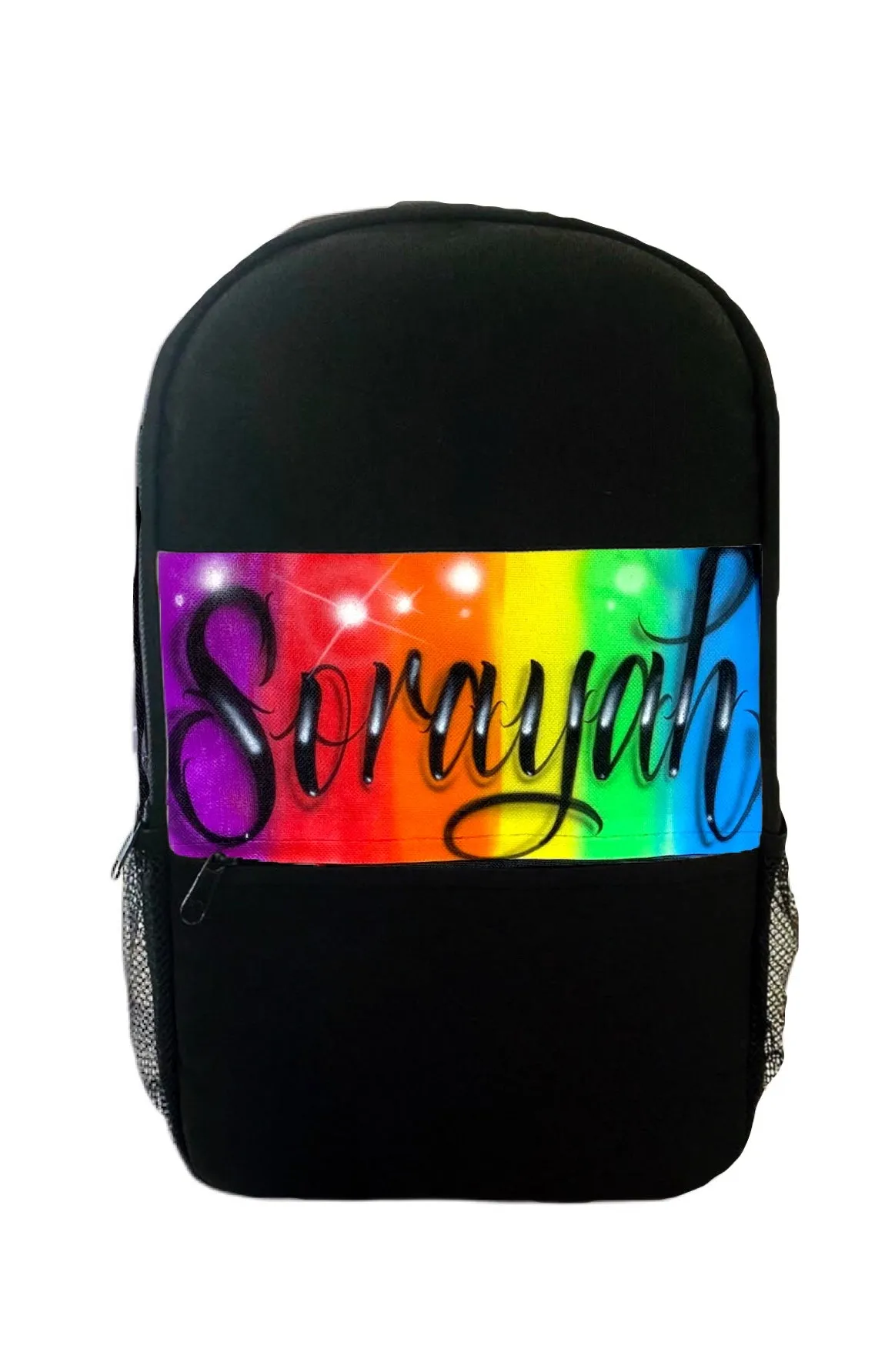 Rainbow Script Style - Custom Combo (7) 1x TruckerCap, 1x Backpack, 1x Lunchbox