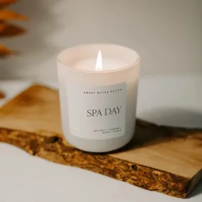 Spa Day 15 oz Soy Candle, Matte Jar