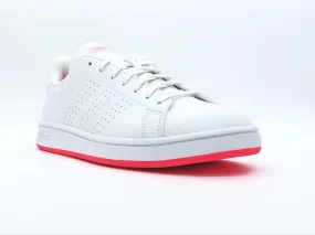 Tenis Adidas Advantage Blanco/Rosa Para Dama