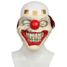 Xcoser Twisted Metal Sweet Tooth Mask Resin Cosplay Killer Clown for Role Play